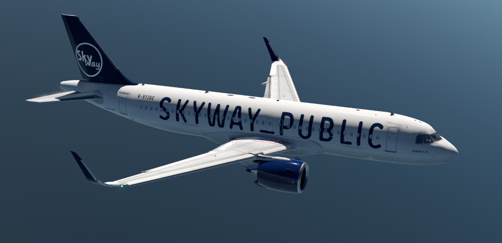 JARDesign A320 "SKYWAY_PUBLIC" LIVERY
